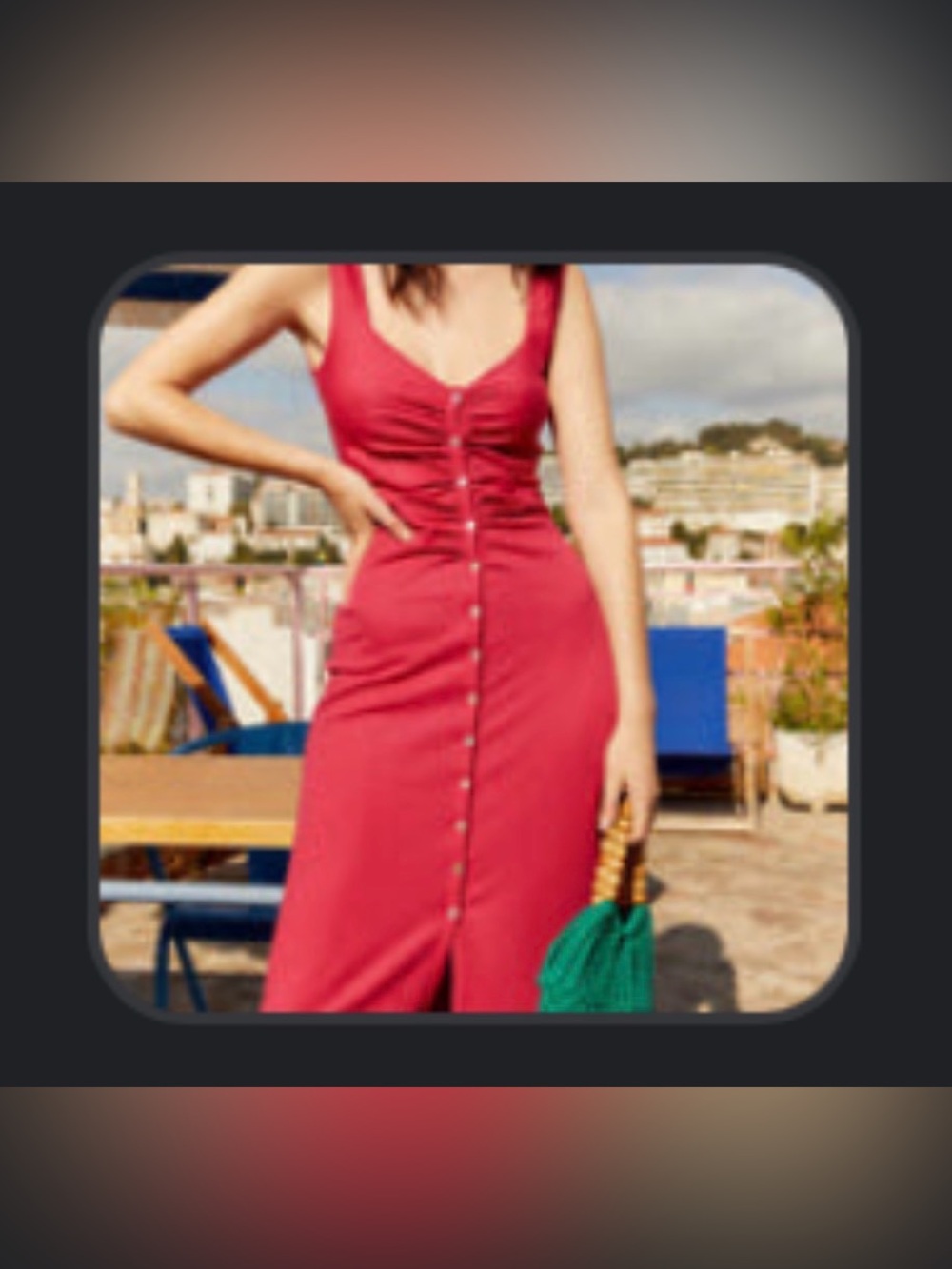 Petite Mendigote Venus Dress, Red, Fr 36, US “0/2/XS/S